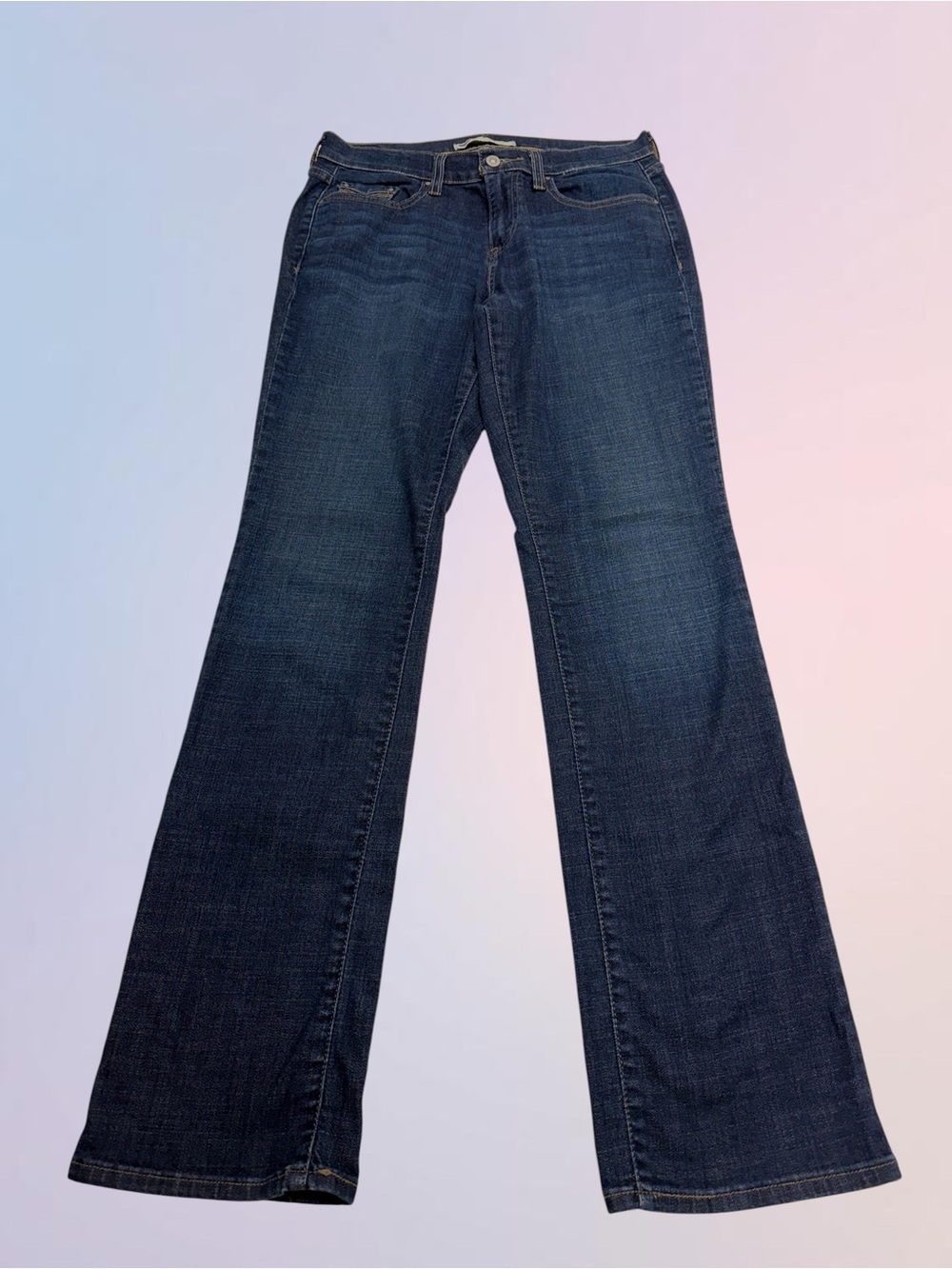 LEVI’S 505 Women’s 6 Long STRAIGHT LEG Blue Jeans